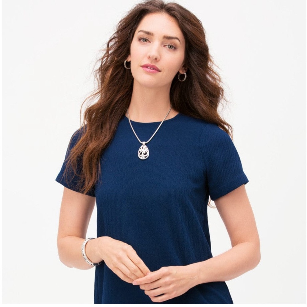 🩷 BRIGHTON Contempo Pear- Shaped Pendant Adjustable Necklace - Picture 8 of 8